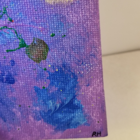 4/$30 NWT Original Painting Abstract 5"x7" Panel - Picture 2 of 4